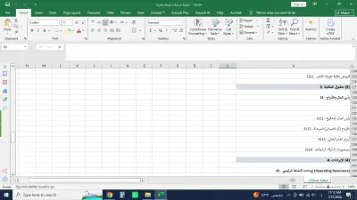 تصميم شجرة حسابات متكاملة (4 مستويات) لشركة تجارية | Excel