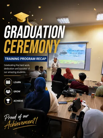 ونتاج فيديو ختام برنامج تدريبي جامعي