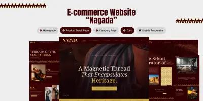 Nagada — Heritage Textiles Brand Website