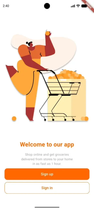 تطبيق إدارة الطلبات باستخدام Flutter مع واجهة مستخدم حديثة