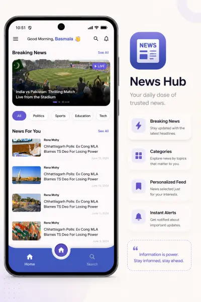 News Hub – Flutter News Application