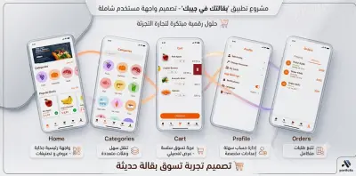 تطبيق متجر إلكتروني متكامل احترافي باستخدام Flutter