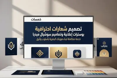 اقوم بتصميم الشعارات ووبوسترات الاعلانات ومواقع التواصل الاجتماعى