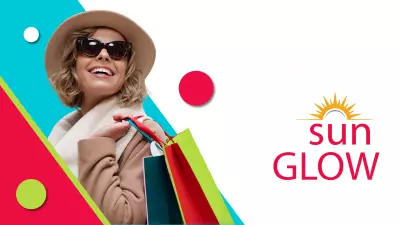تسويق لصفحة sun glow لبيع النظارات الشمسية