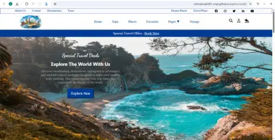 Travel World - موقع حجز واستكشاف الرحلات السياحية