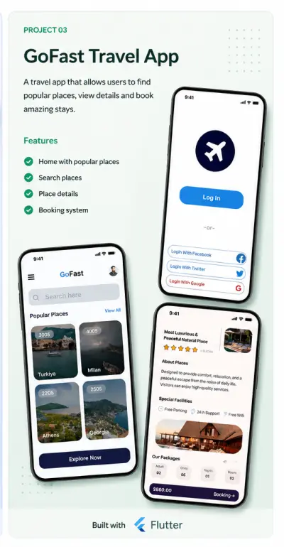 Go Fast Travel App