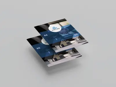 تصميم ملف تعريفي لشركة عقارات