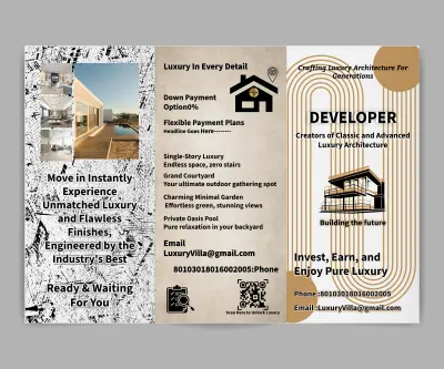 Concept Real Estate Brochure | Created From Scratch | Unsold