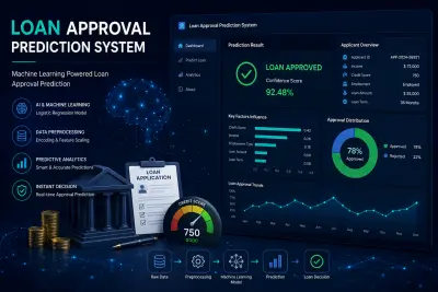 نظام ذكي للتنبؤ بقبول طلبات القروض باستخدام تعلم الآلة