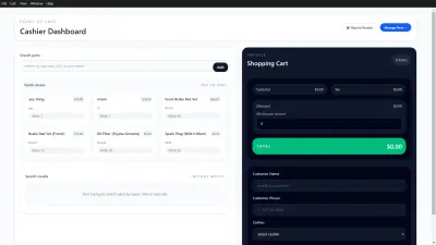Automated POS & Cashier System for Auto Parts Stores (Laravel & Vue.js)