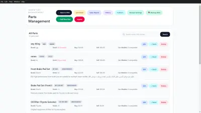 Smart Auto Parts Inventory & Compatibility Management System