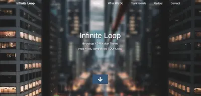 Infinite Loop — Bootstrap Parallax Theme