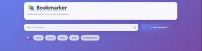 Websites bookmark
