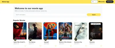 موقع إلكتروني لاستعراض الأفلام