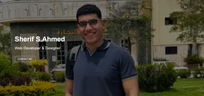 موقع شخصي احترافي لعرض الأعمال والمهارات