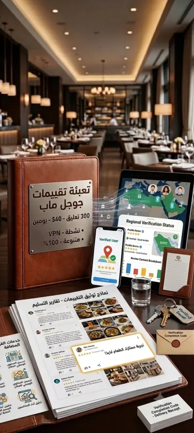 تنفيذ حملة 300 تقييم وتعليق جوجل ماب