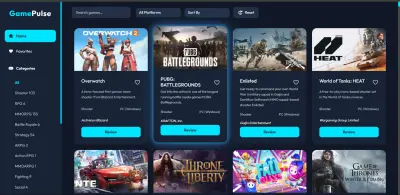 Game Review – منصة تفاعلية لاستعراض الألعاب