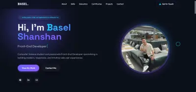 responsive portfolio website