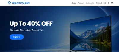 Smart Home Store | Responsive E-Commerce Website