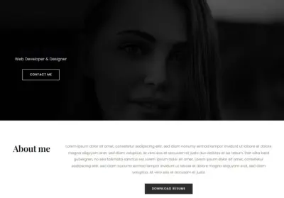 تصميم وتطوير موقع محفظة أعمال شخصية متكامل ومستجيب (Personal Portfolio Website