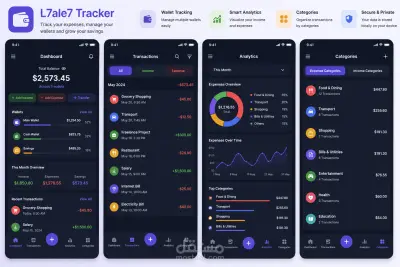 تطبيق إدارة المصروفات وتتبع المحافظ المالية