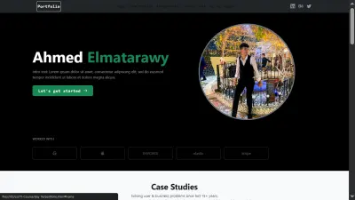 تصميم وتطوير بورتفوليو شخصي احترافي باستخدام React.js