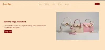 luxebag landing page