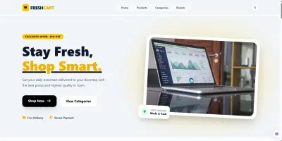 FreshCart - Modern E-Commerce Platform