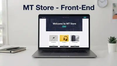 تصميم وتطوير واجهة متجر إلكتروني تجاوبي MT Store