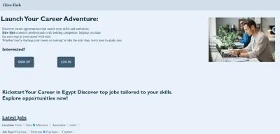 Hire Hub – منصة للبحث عن الوظائف والتوظيف