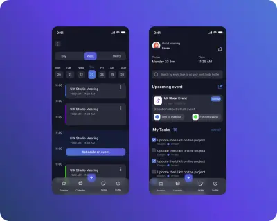 تصميم واجهه تطبيق UI