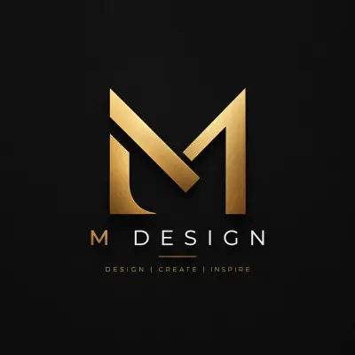 لوجو لشركة m design
