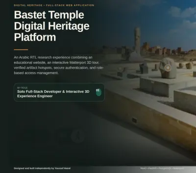 Bastet Temple | Secure 3D Digital Heritage Platform