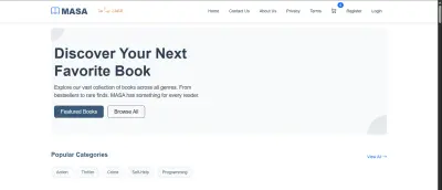 منصة متجر إلكتروني لبيع الكتب