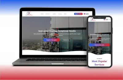 تطوير موقع شركة احترافي متعدد اللغات مع نظام إدارة