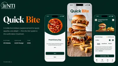 Quick Bite – Food Delivery Mobile App UI/UX Design