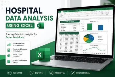 تحليل بيانات مستشفى باستخدام Excel