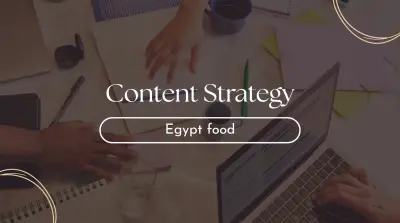 صورة العمل استراتيجية محتوى احترافية (Content Strategy) لعلامة تجارية في قطاع الأغذية والوجبات الخفيفة