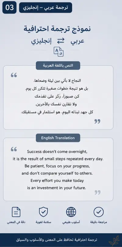 ترجمه عربي وانجلش