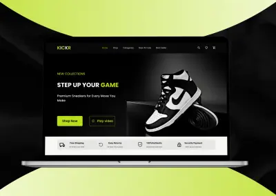 KICKR — Sneakers E-commerce Website