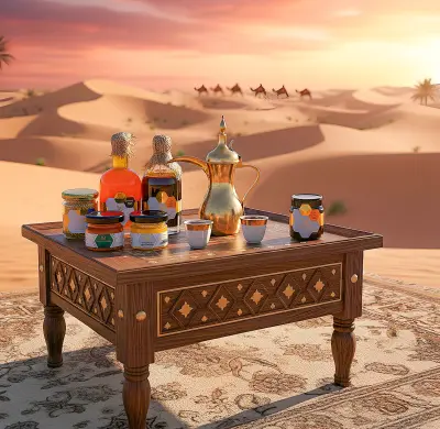 تصميم منتجات عسل اماراتي