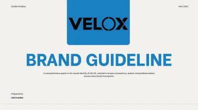 VELOX – تصميم هوية بصرية لشركة تكنولوجيا