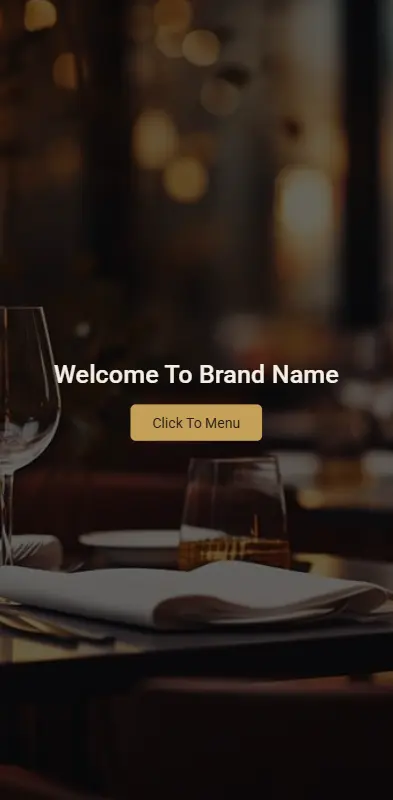 Responsive QR Code Digital Menu Web App