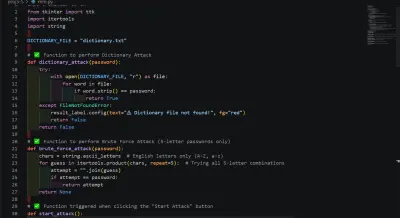 Password Security Testing Tool