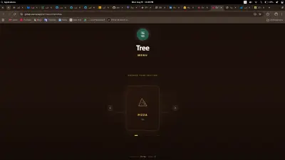 Interactive Digital Menu
