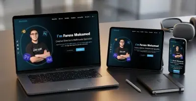 Professional Video Editor Portfolio Website