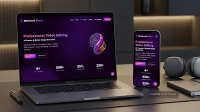 AI Video Editor Portfolio Website