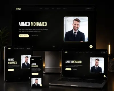 Professional Portfolio Website with Admin Dashboard