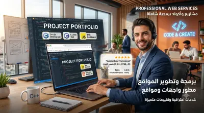 تصميم موقع إلكتروني متجاوب أو إعادة صياغة وتنسق كتاب احترافي
