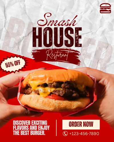Restaurant Promotional Poster